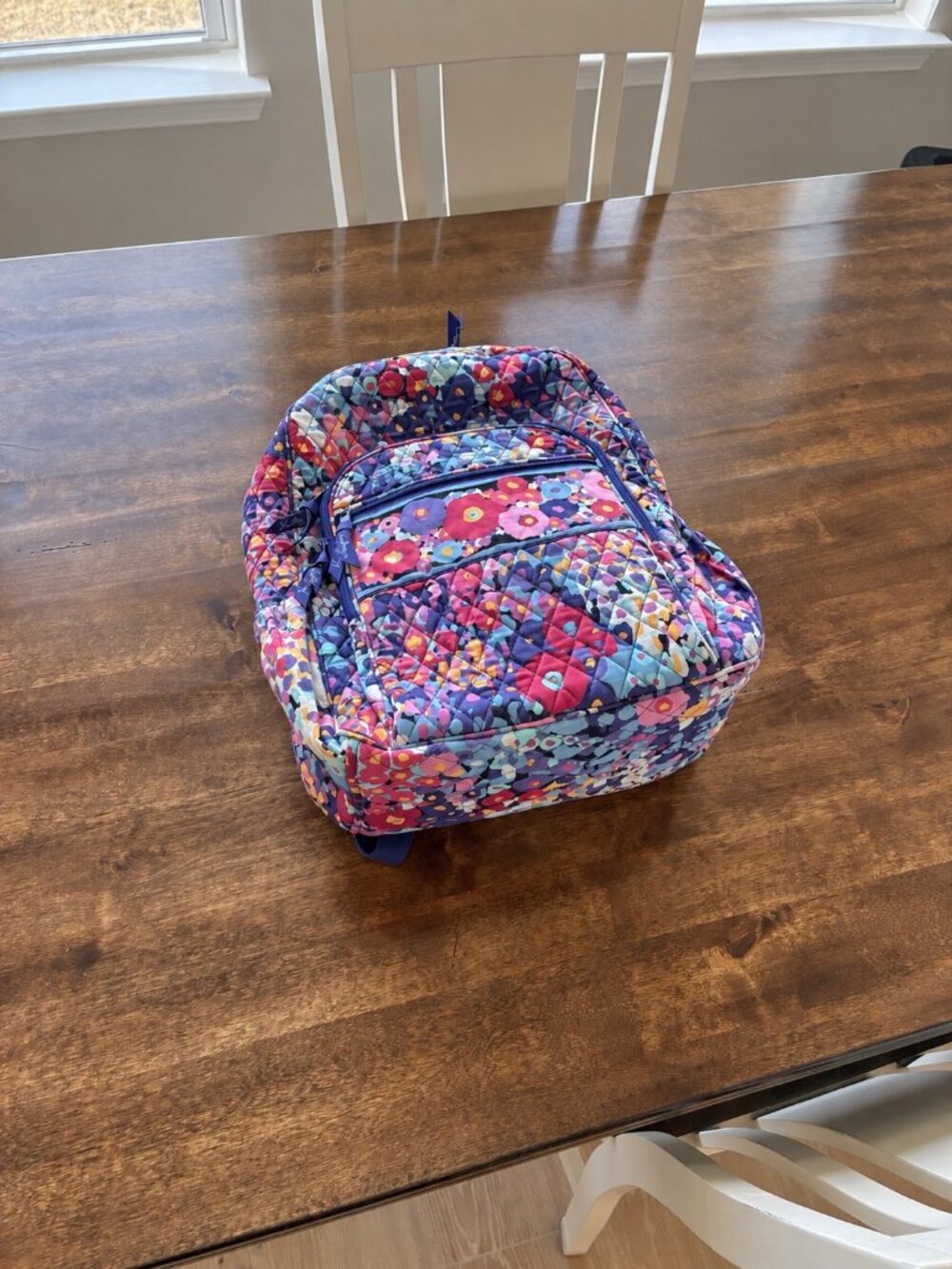 Vera Bradley Campus Backpack — Impressionista Retired Floral, Quilted Laptop Bac